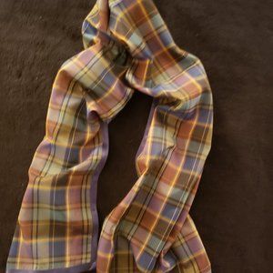 Plaid Italian scarf